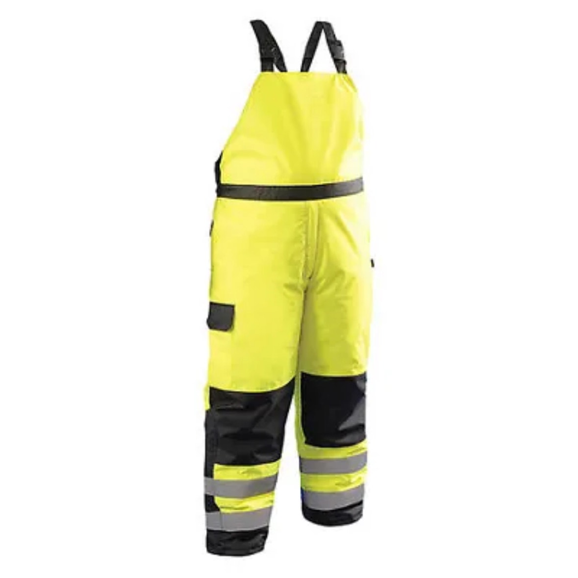 Occunomix Hi-Viz Workwear Yellow Cold Weather Bib Pants Medium